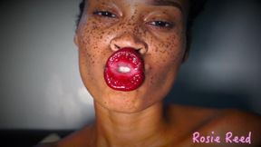 Ruin Your Orgasm for Glossy Red Lips- Red Lipstick Fetish Featuring Goddess Rosie Reed-1080p HD