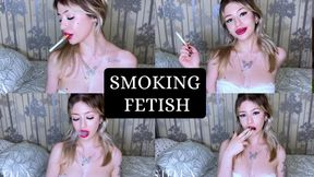 Marlboro 100s Smoking – Sensual Smoke Play