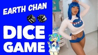 Die Cosplayerin von Earth Chan gibt einen heißen JOI, während sie ihre enge Muschi zur Schau stellt