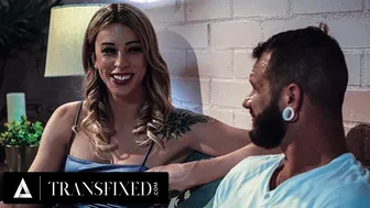 Casey Kisses and Johnny Hill frot big cocks with deepthroat and anal to cumshot