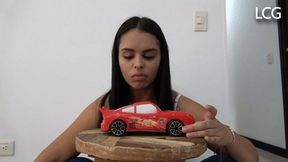 Gina Crushes Lightning McQueen