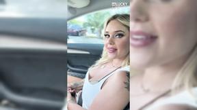 ”Kali Roses' Poolside Passion with a Lucky Guy”