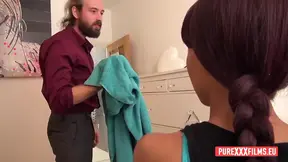 Sweet stepdaughter Sadi Rose fucks with her stepdad Jonny Cooper