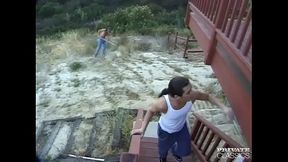 Alyssa Allure, Assfucked by the Garden Boy...