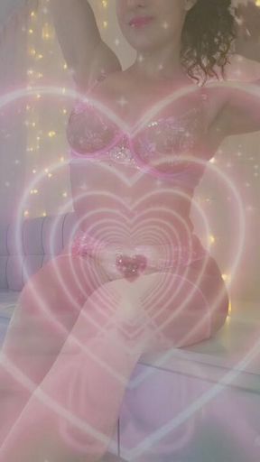 Pink treat for a good toy