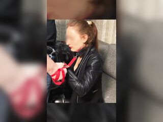 Controlled and Leashed in Leggings & High Boots — Facial Finish [Mobile 4K]