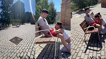 i suck a dick till get the cum in my mouth almost caught by the police