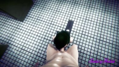 Judy Alvarez Gets Creamed In The Loo Cyberpunk 2077 Parody