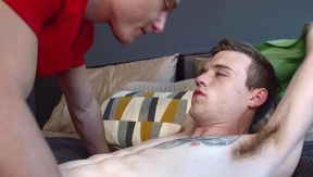 Next Door Lad - Hard ripped Scott Finn without a condom ass fucking ass licking