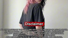casting porno a rockera culona y su novio pendejo dispuestos a coger duro en una sesion de sexo anal!!! que rico le folla el culo!! [ai generated] - (premium)