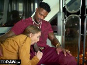 BLACKEDRAW Brunette Babe Gets Fucked Senseless By Dominant BBC