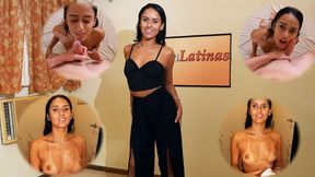 Raunchy rendezvous with sizzling stepsister &mdash;  steamy Brazilian beauty gets slammed in hotel room mayhem!
