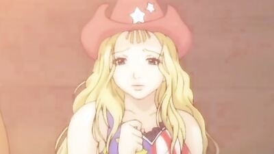 Nerd with massive tits gets a hard fuck in between busty babes - Boobalicious - Hentai.xxx