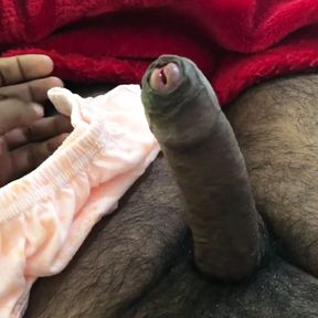 very Big dick masturbation with panty , nangige jangiye kari yawwa