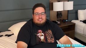 Lush gimp makes fun while perverted Matt kittles his assets and soles