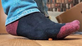 Sticky tiny: Shoe and sock crush