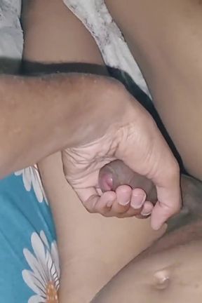 Cute and Shy Femboy Masturbate on Bed