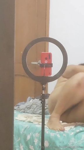 Key moment from &quot;Hiyunamei really likes to have fun with her dildo and believe that she is a big thick cock full of cum&quot;