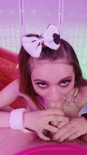 Wet and Sloppy Throat Fuck with Sera Ryder