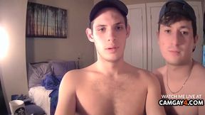 The Lad Sucks The Other Lads Shlong And Then Pounds Him In The Wazoo In Live