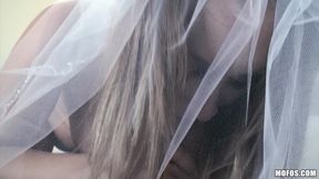 B Sides - Naughty Small Ass Stacey Hopkins Shows off Wedding Outfit & Sucks Juan Until He Cums on Veil