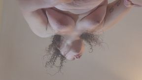 Fucking Dildo Standing View From Below