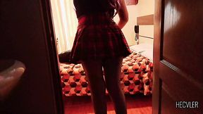 En el hotel con mi compa&ntilde_ero de clases y tenia espejos en el techo