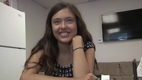 Mia Grand Gets Ger Little Pink Hole Stretched Out By A Shaved Coc