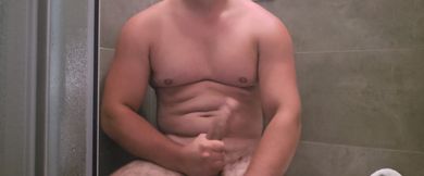 Stroking my bwc in my bathroom