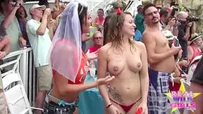 Nude Girls In Public Key West Beach