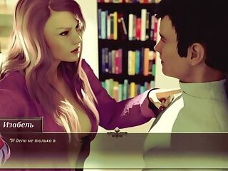 Cheated on her husband outside the family bedroom. PC gameplay