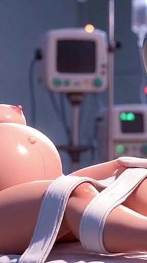 Naughty Doctor Sucking Pregnant Patient Toes in Surgery