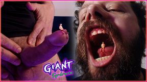 I Devour, Crush and Play with Tiny Ones | HD 7200p | Giantess - Vore - Handjobs - Male Feet