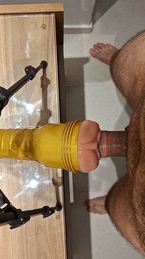 Fucking Fleshlight for first time after 2 weeks without jerking off P2
