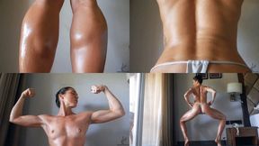 Worshipping My Muscles Will Make you Stronger (1080 MP4)