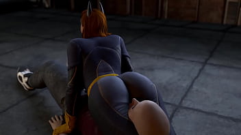 Batgirl Headscissor Takedown