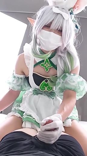 Genshin Impact Nahida Deepthroat and Cosplay fuck, Hentai Shemale Cosplayer, Asian Femboy trans 7   Clip 2