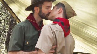 Nathan James' dick was rock-solid and his legs were wide apart ready to welcome that