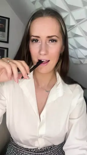 Horny British Nurse is really stressed