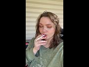 smoking girl Shells XO