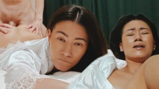 POV av amatör små tuttar asiatisk MILF hora får anal knulla