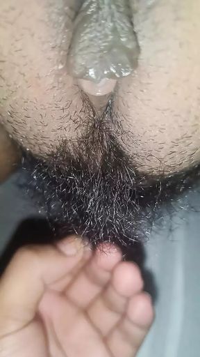 House Servent come to my room and play with my hairy pussy and fucking me