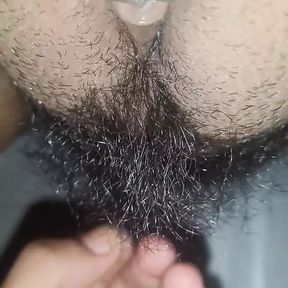 House Servent come to my room and play with my hairy pussy and fucking me