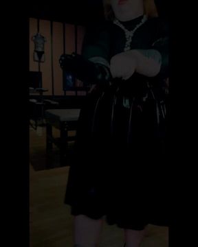 Trance Inducing Latex Glove & Skirt Shining ASMR