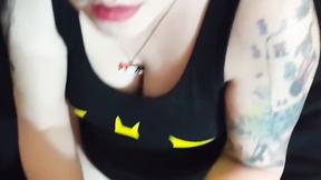 ”Step Dad Teaches Inked Teen A Lesson In Sucking”