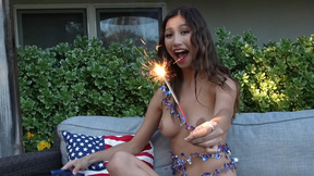 Large tits naked latin teen Dominique Lobito lets her personality shine