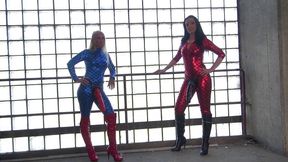 Kinky strapon ladies walking
