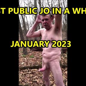 Finally Back Outside Very Loud Wanking Jan 2023