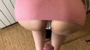 Step-Sister Surprised by Sudden Fuck While Dressing for Date