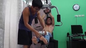 Asian Boy Argie Bound and Tickled